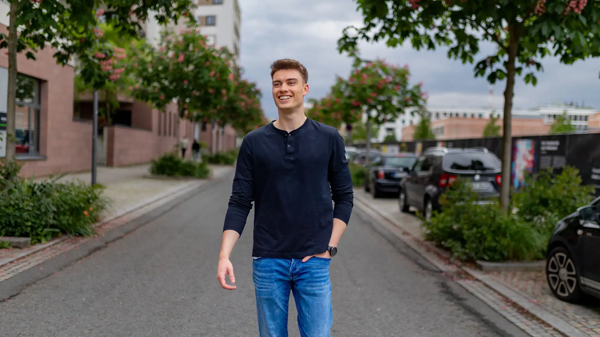 Portrait-Shooting in der Bahnstadt Heidelberg – Sebastian