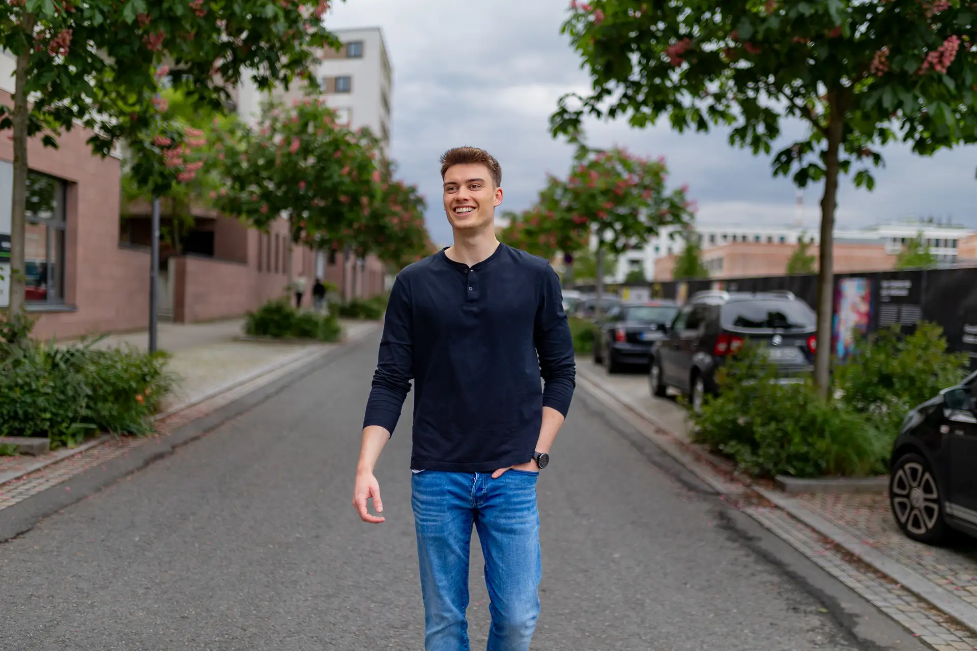 Portrait-Shooting in der Bahnstadt Heidelberg – Sebastian