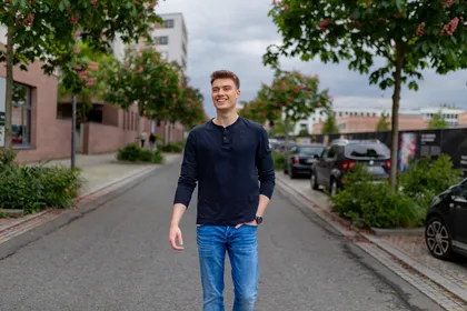 Portrait-Shooting in der Bahnstadt Heidelberg – Sebastian