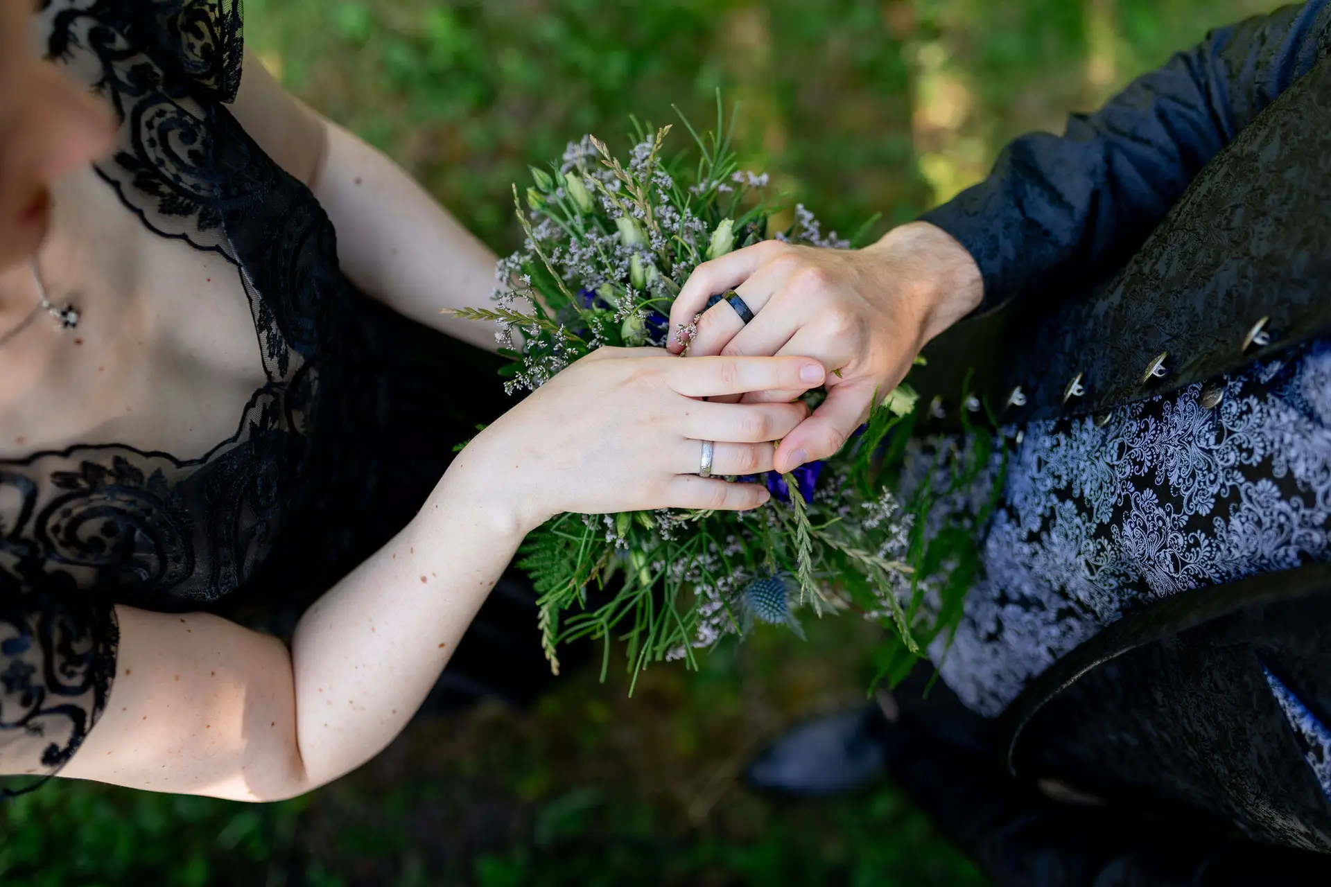 Eheringe in Nahaufnahme