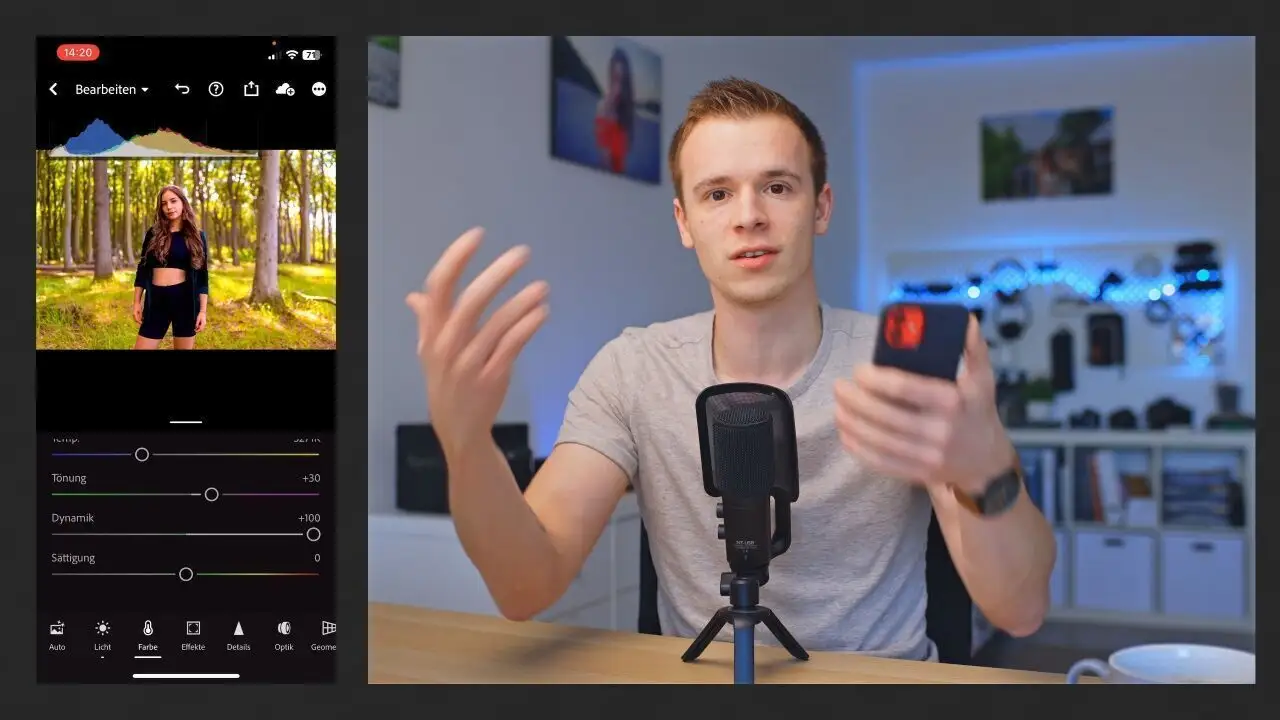 Bildbearbeitung am Smartphone