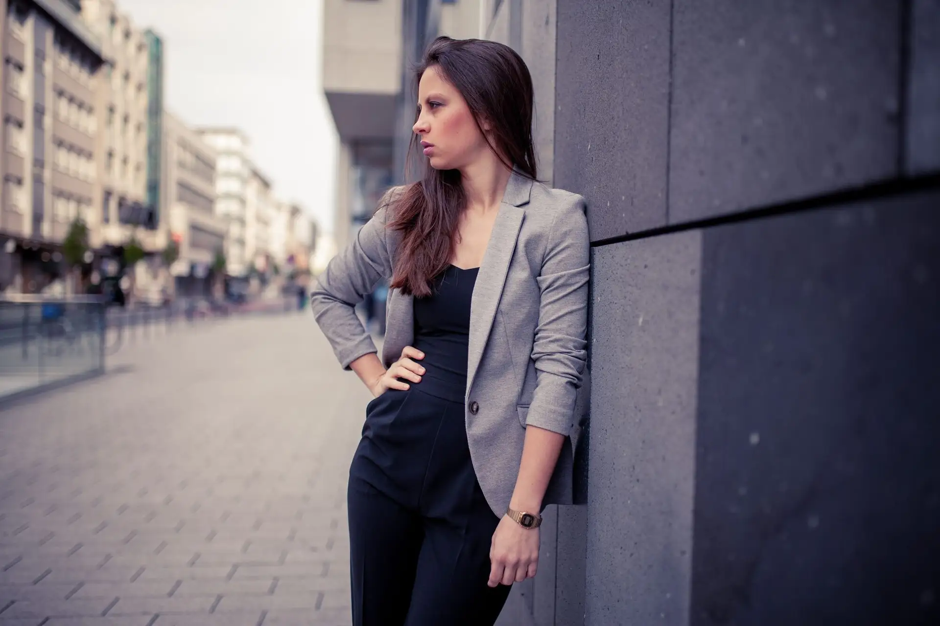 Model-Shooting in der Mannheimer Innenstadt – Gina