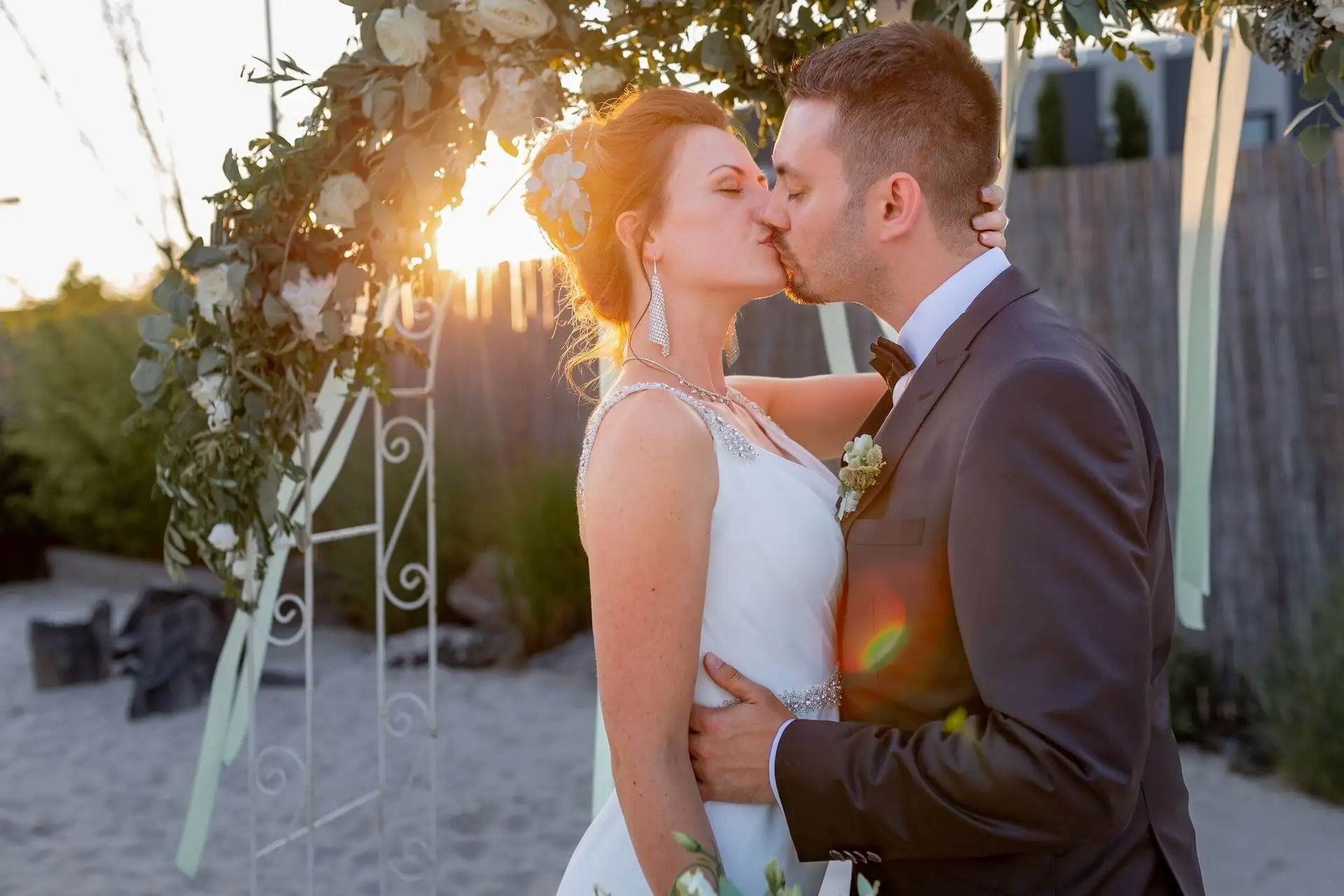Strand-Hochzeit in Schwetzingen – Claudia & Tim im Miio