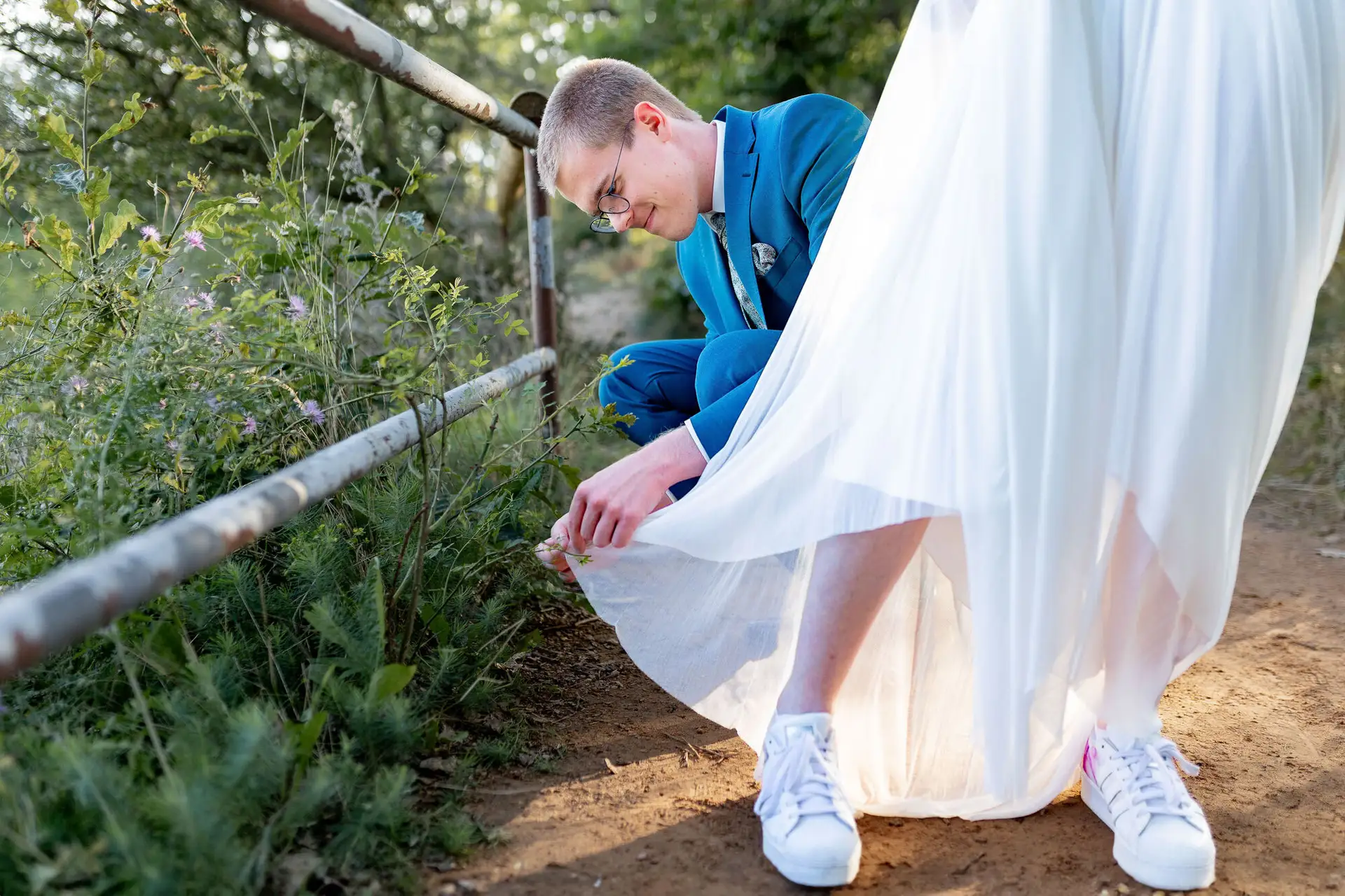 Wie gestellt dürfen Hochzeitsfotos sein?