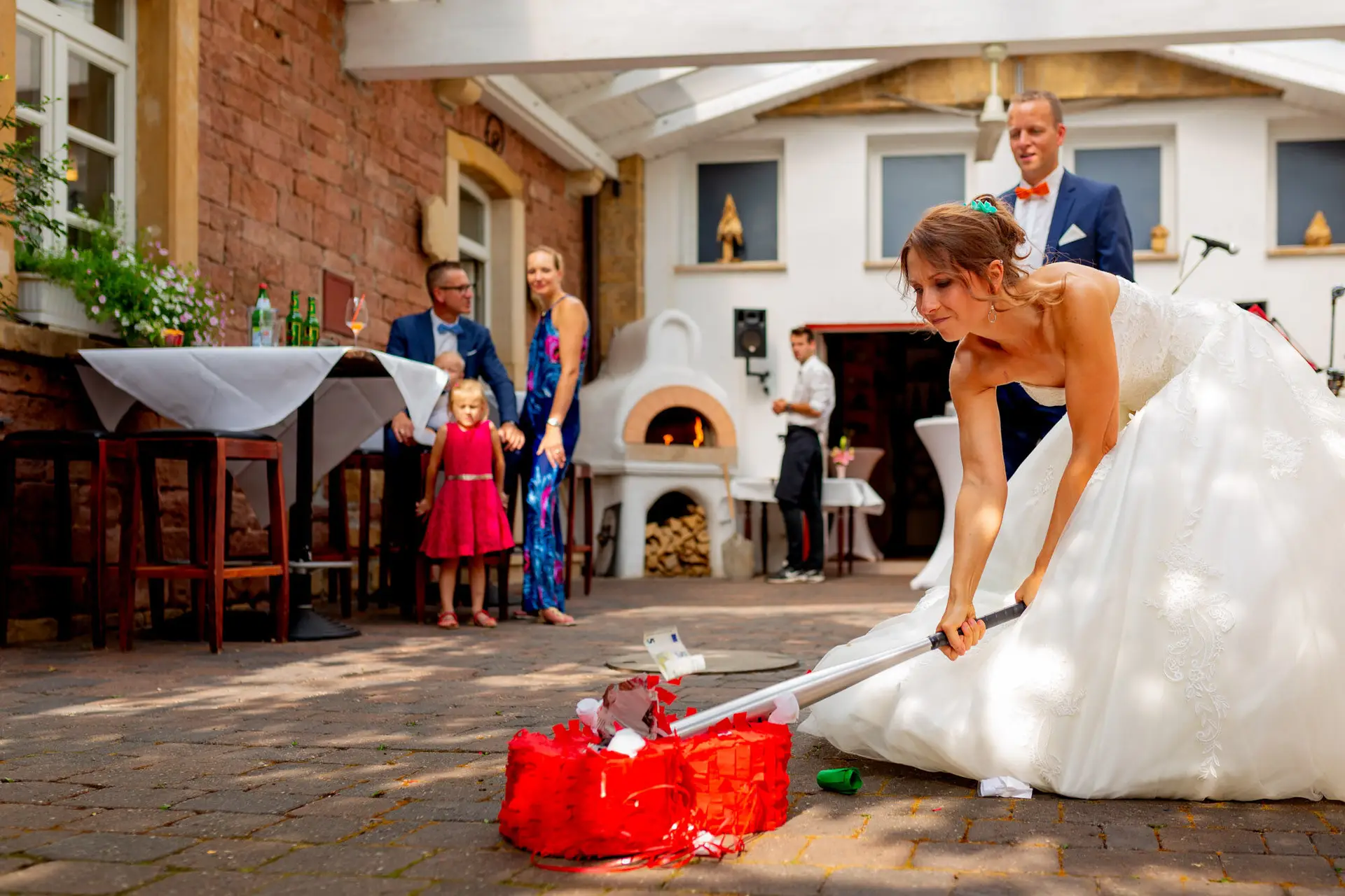 Hochzeitstanz von Jennifer und Gregor in der Rebe Deidesheim bei karibischer Musik
