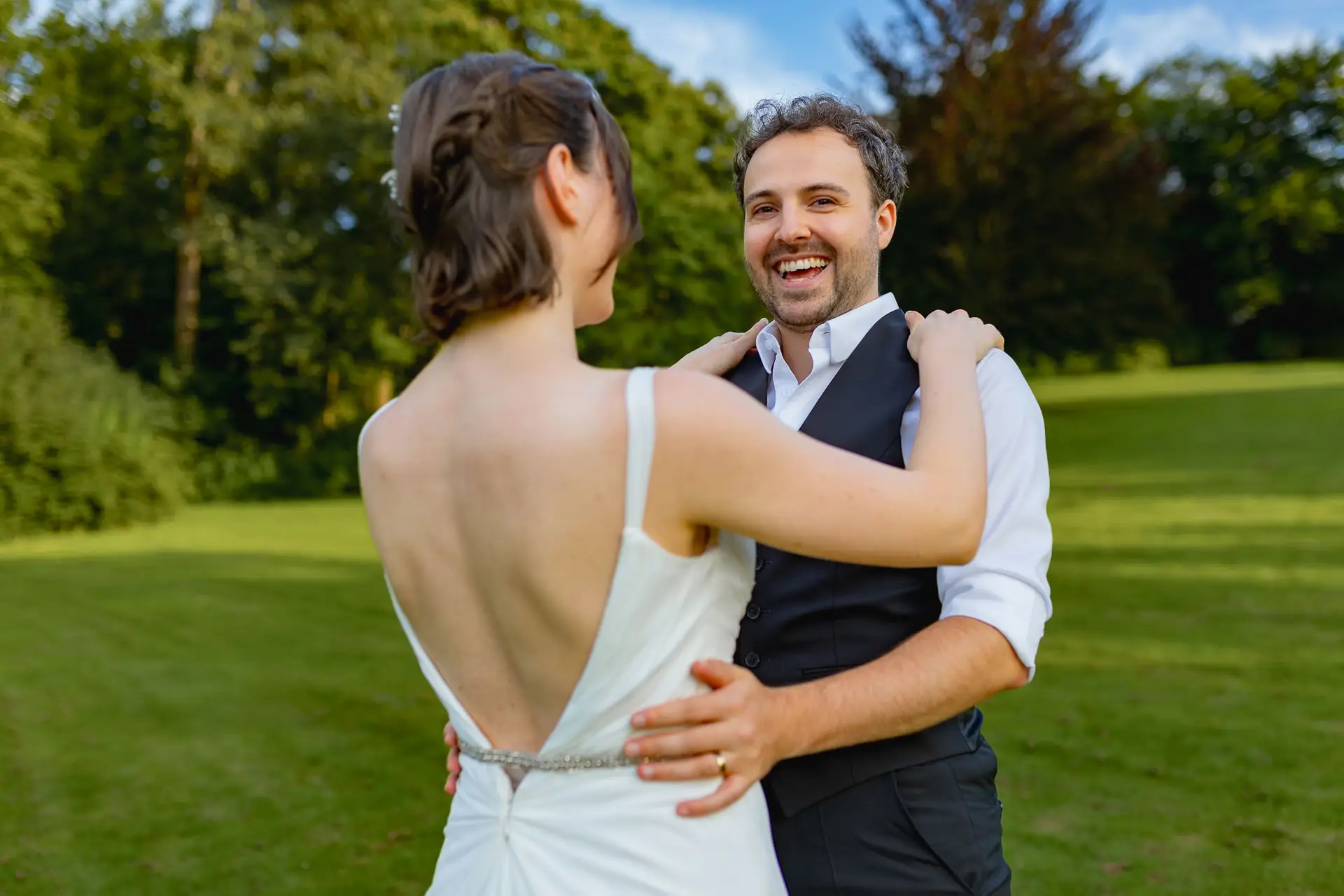 Julia und Dennis beim After-Wedding Shooting im Schlosspark Weinheim
