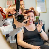 Hochzeitsfotograf Matthias Butz bei der Arbeit